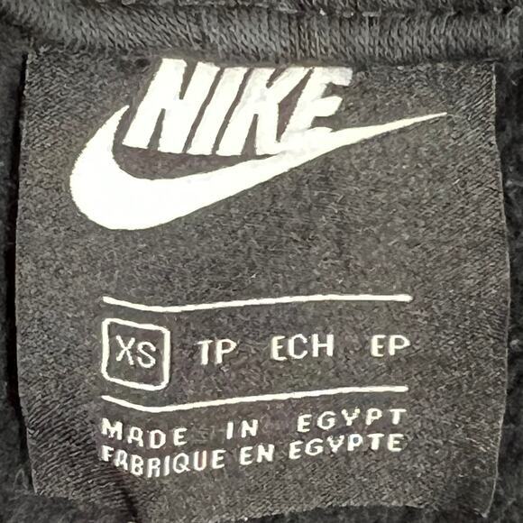 Nike Rayguns Fleece Shorts Boys XS Black Orange Yellow Sequins Spellout Summer - Picture 2 of 8